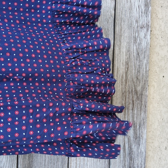 Draper James Dark Blue Dress Size Medium - Picture 9 of 14